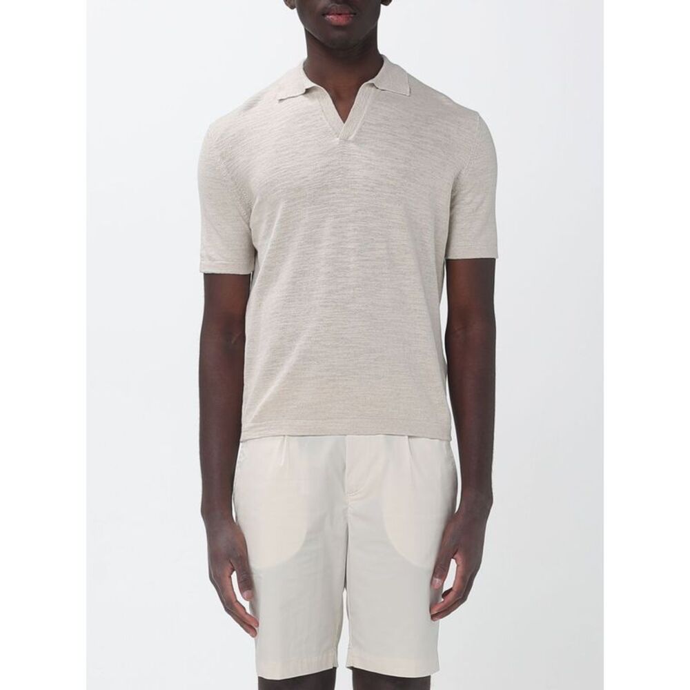 Brooksfield Polo Shirt Men Beige